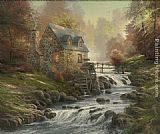 Mill Canvas Paintings - Cobblestone Mill